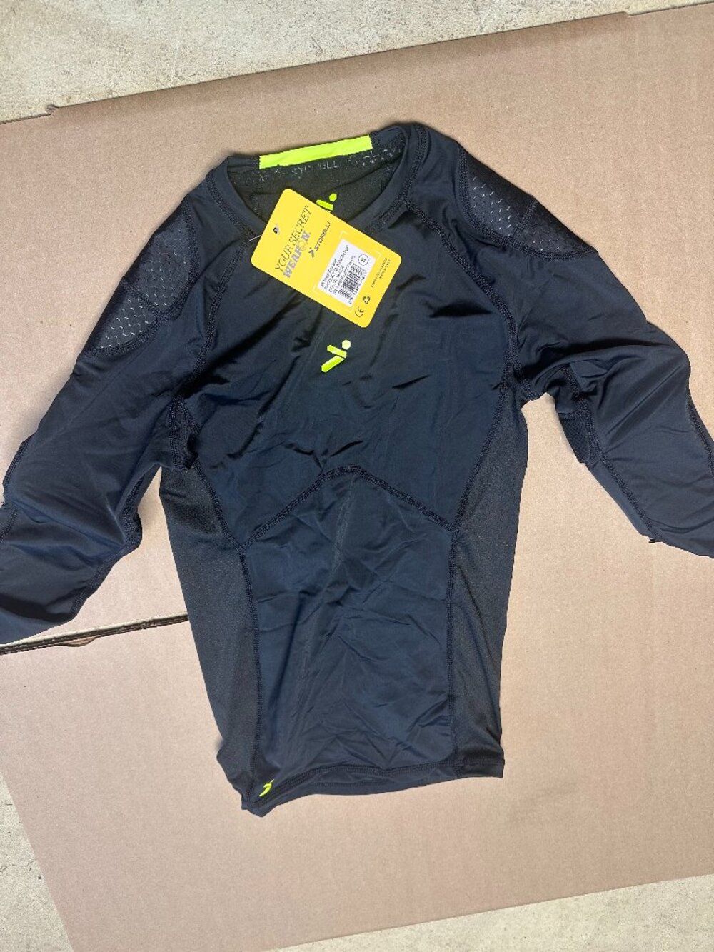 STORELLI BS MATCH DAY SHIRT BLACK YOUTH LARGE NIB